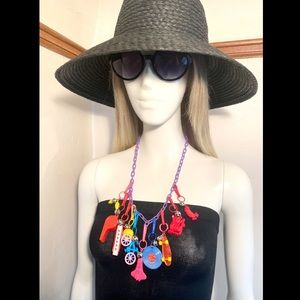 VINTAGE - 80’s Plastic Charm Necklace
